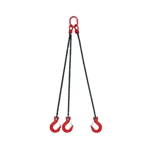 Kaldırma zinciri sling alaşım çelik tek bacak çift bacak çok bacak kanca ve halka kombinasyonu destek özelleştirme