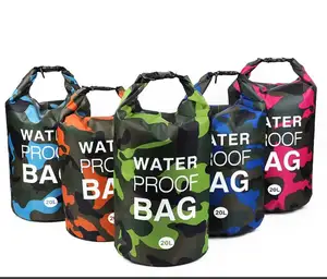 A Mazon Best-selling Diamond Grid Waterproof Bag Single Shoulder And Double Shoulder Waterproof Bucket Bag Lightweight Drift Ba