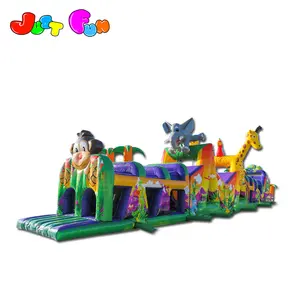 New design inflatable 32m Bootcamp Jungle Adventure