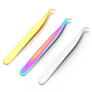 Pinzas de 90 Grados para Extensión de Pestañas, Marca Privada Personalizada, Punta para Extensión de Pestañas, Fuerte Agarre, Delgadas, Rectas, Volumen - Product Image 4