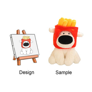 Jouet ours en peluche super doux personnalisé par <span class=keywords><strong>DR</strong></span> Adorable animal en peluche avec fonction pondérée ODM personnalisation PP cadeaux de vacances pour les enfants - Product Image 4