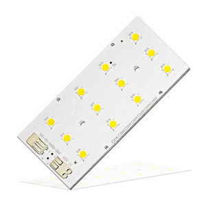 Accessori per apparecchi di illuminazione esterna <span class=keywords><strong>LED</strong></span> PCB 12LED 3x4 6 h2 modulo <span class=keywords><strong>LED</strong></span> con obiettivo 50x50 per lampioni e proiettori - Product Image 1