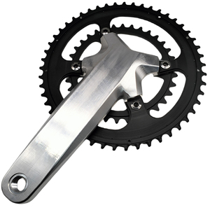 Pédalier de vélo avec pédalier 170mm VTT pédalier <span class=keywords><strong>pignon</strong></span> à couplage droit 50/34T pièces de manivelles - Product Image 4