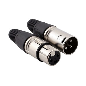 Conector XLR hembra de 3 pines, enchufe de audio para micrófono, enchufe macho-hembra para mezclador, para equipos de audio - Product Image 4
