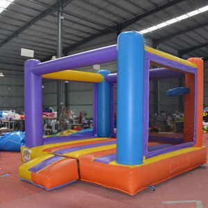 บ้านลมเป่าลมขนาด 4x4 เมตร แบบคอมโบ ทำจาก PVC คุณภาพสูง พร้อมสไลเดอร์ สำหรับเด็ก ขาย - Product Image 1