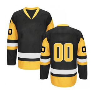 Ropa deportiva de hockey sobre hielo profesional Unisex, uniformes cómodos de nuevo patrón para adultos, servicio OEM con impresión de nombre de equipo - Product Image 1