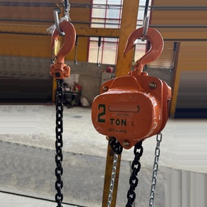Palans à chaîne de levage de bâtiment personnalisés de 1 tonne, 2 tonnes, 3 tonnes, 5 tonnes, certification CE, acier allié, palan à chaîne manuel - Product Image 1