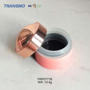 Emballage de fard à joues en plastique écologique, boîtes de fard à paupières vides individuelles, conteneur de fard à joues crème rose vide - Product Image 6