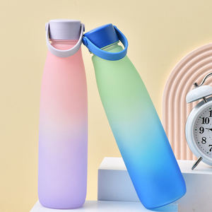 Nuova Bottiglia d'Acqua Sportiva in Plastica da 900ml 1000ml (<span class=keywords><strong>1</strong></span> <span class=keywords><strong>Litro</strong></span>) con Manico e Coperchio per Stampa Personalizzata - Ingrosso 2025 - Product Image 1