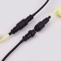 Kabel Gulung Tipe-C untuk Keyboard dan Mouse Gaming dengan Pengisian Cepat 3A, Konduktor Tembaga Murni, Selubung Nilon