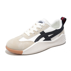 Zapatillas Deportivas Casuales Retro para Mujer, Diseño Colorblock, Parte Superior de Malla Transpirable y Gamuza, con Cordones, Plataforma y Suela Gruesa - Product Image 5