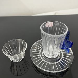 Ecológico, 18 piezas, impreso personalizado, Árabe-Tukish, Espresso, taza de <span class=keywords><strong>cristal</strong></span> transparente para café, <span class=keywords><strong>Cava</strong></span>, taza de té, Juego de platillos - Product Image 6