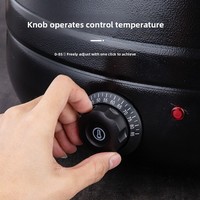 Chauffe-soupe électrique commercial Yolecen Premium 10L en acier inoxydable, pour buffet, isolation, hôtel, petit-déjeuner, marmites à bouillon