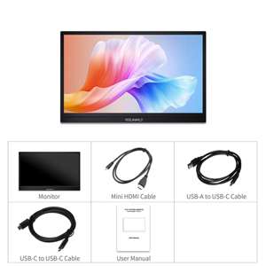 Monitor portátil FEELWORLD DH156 de 15,6 "IPS FHD 1080P, altavoces duales incorporados con HDMI Plug Play, logotipo OEM, pedidos al por mayor personalizados - Product Image 6