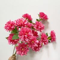 Arbre artificiel de cerisier en fleurs violettes - Décoration artisanale pour la maison et le bureau