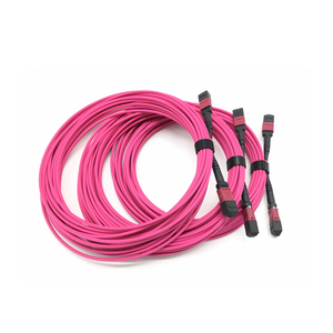 Ai Data Center ใยแก้วนำแสง100G MTP MPO มัลติโหมด OM4<span class=keywords><strong>สาย</strong></span>เคเบิลใยแก้วนำแสง Plenum 12F 40/100G 10M - Product Image 4