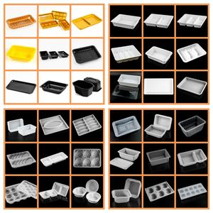 Bandeja de plástico de grado alimenticio desechable personalizada, bandeja de embalaje de carne de fruta de supermercado para embalaje de alimentos congelados, proveedor de bandeja de PP - Product Image 1