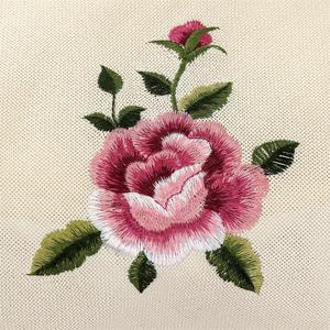 <span class=keywords><strong>Nappe</strong></span> de table à manger brodée de fleurs, <span class=keywords><strong>nappe</strong></span> en coton et lin, moderne, crochetée à la main, couleur écru - Product Image 3