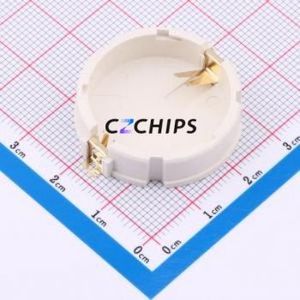 BS-2404-SK-4W Button & Strip Battery Connector SMD Connector Battery Holder <b>CR2450</b> Phosphor Bronze Tin - Product Image 1