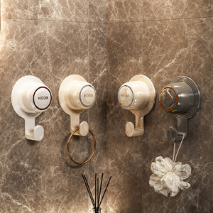 <b>Adhesive</b> <b>Hook</b> Wall Mount Bathroom <b>Hook</b> Removable Modern Design Milky White White Gunmetal Gray Single <b>Hook</b> For Towel Robe - Product Image 2