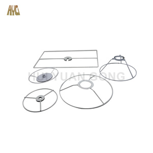 Tùy chỉnh-thực hiện 10inch 25cm trắng hiện đại bảng sàn Chụp đèn Chụp đèn Bộ dụng cụ Chụp đèn có thể tháo rời kim loại đèn bóng râm Dây Khung - Product Image 1