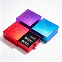 Boîte holographique personnalisée pour flacons, emballage de flacons de 2 ml/3 ml, boîte de rangement pour 5 flacons, pour 10 packs de flacons