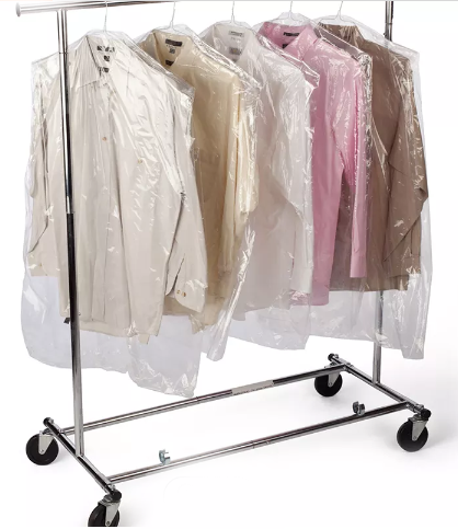 Custom Garment Suit Cover Bag for Laundry Use with Printed Logo
