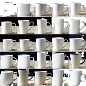 批发奶杯定制印花颜色400毫升-600毫升高档瓷质咖啡个性化杯