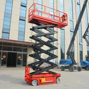 6 मीटर 8 मीटर 10 मीटर 12 मीटर हाइड्रोलिक क्रॉलर इलेक्ट्रिक कैंची मैनलिफ्ट हवाई कामकाजी मंच स्व-चालित मिनी कैंची मोबाइल लिफ्ट - Product Image 6