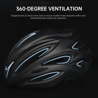 Casque de vélo VICTGOAL avec support de caméra, caméra Bluetooth 4K, interphone Wala, visière noire, lunettes LED orange