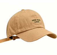 Gorra de Béisbol de Algodón Lavado con Logotipo Bordado Personalizado, Unisex, Casual, Ajustable, para Hombres y Mujeres