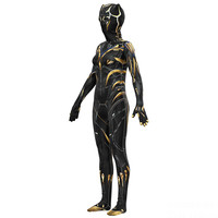 Black Panther Wakanda Forever Marvel Superhero Black Panther Shuri Cosplay Costume combinaison body Halloween Costume pour femmes