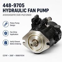 Pompe hydraulique de ventilateur 448-9705 pour excavatrices CAT 374F, 374F L, 390F, 390F L – Pièces du système hydraulique du ventilateur et du système pilote