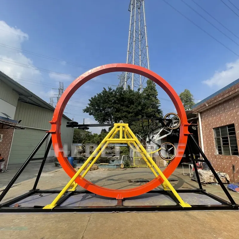 Parque de diversões produtos crianças promocional 360 rotação magia bicicleta adulto jogos espaço anel passeio para venda