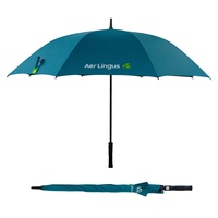 Parapluie de golf promotionnel avec logo personnalisé, tissu pongé 190T, protection UV, parapluie droit de luxe, expédition rapide