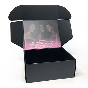 Custom Apparel Packaging Mailer Boxes Logo Printed Cardboard Corrugated Shipping Folding Foldable Carton Box - Product Image 4