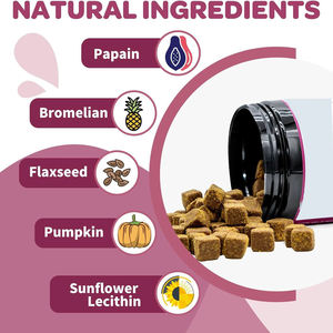 Logo privé Suppléments <span class=keywords><strong>de</strong></span> soins <span class=keywords><strong>de</strong></span> santé pour animaux <span class=keywords><strong>de</strong></span> compagnie Probiotic Immune Soft Chews pour les symptômes d'allergie Réduit les morsures <span class=keywords><strong>de</strong></span> patte <span class=keywords><strong>de</strong></span> grattage - Product Image 2