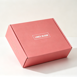 Custom Eco Friendly Kraft Corrugated Cosmetic Shipping Mailer <b>Box</b> Matt Lamination for Skincare Subscription Full Color Printing - Product Image 1