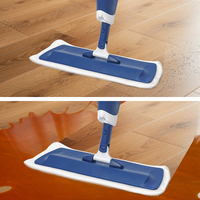 Serpillère plate en microfibre CLeanhome avec pulvérisateur, outil de nettoyage des sols pour usage commercial et domestique, pour sols en bois, stratifiés, céramiques, pour la maison