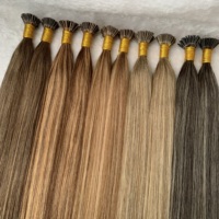 Vente en gros, extensions de cheveux humains à pointe I/U/K/Y précollée, cheveux à cuticule alignée avec kératine et pointe