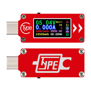 RD TC64 - Voltímetro y Amperímetro USB Tipo-C con Pantalla LCD a Color, Medidor de Voltaje y Corriente, Multímetro, Probador de Baterías y Cargadores USB PD - Product Image 3