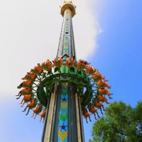 Manège de parc d'attractions palpitant, équipement de parc d'attractions, mini tour de chute, jeux de carnaval, machine à vendre