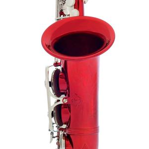 Saxophone soprano SEASOUND OEM JYSS100DRDN avec clés en nickel rouge et option <span class=keywords><strong>de</strong></span> sonorité BB à cloche incurvée - Product Image 5