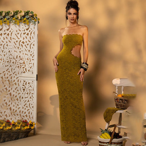 Vestido Tubo de Mujer con Encaje Sexy y Aberturas, Novedad de Verano, Superventas - Product Image 2