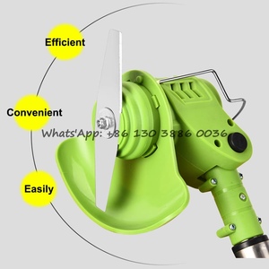 Tondeuse à gazon rechargeable 24V, débroussailleuse légère, coupe-herbe électrique pour le jardinage, le désherbage, la récolte des cultures et la coupe des arbustes - Product Image 4