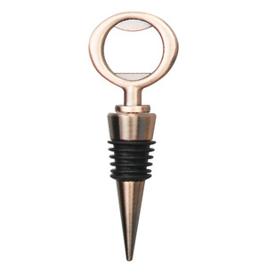 Zinc Alloy Wine <b>Bottle</b> <b>Stopper</b> With <b>Bottle</b> Opener Function Antique Bronze Finish Cork Plug For Wine <b>Bottles</b> - Product Image 1