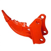 Déniveleur de roche à dent unique en acier haute résistance résistant à l'usure pour excavatrice, accessoire d'excavatrice, personnalisable OEM