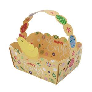 กล่องกระดาษไข่อีสเตอร์แบบทำมือสำหรับเด็กๆพิมพ์ลายแสตมป์ขนมและอาหารของตกแต่งงานปาร์ตี้ตะกร้าของขวัญพร้อมที่จับสำหรับโอกาสในช่วงเทศกาล - Product Image 5