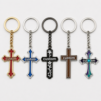 Porte-clés personnalisés en gros de haute qualité avec symboles religieux, design de foi, souvenir pour les croyants