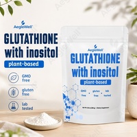 AegleWell OEM Poudre de Glutathion et Inositol Végétal Antioxydant Éclaircissant pour la Peau Équilibre Hormonal Supplément Fabriqué en Usine GMP